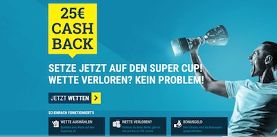 Supercup Cashback Aktion von sportwetten.de