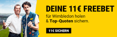 Interwetten schenkt dir 11 Euro für Wimbledon