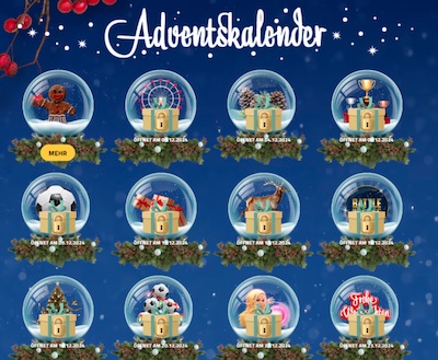 Sicher dir tolle Preise beim Admiralbet Weihnachtskalender!