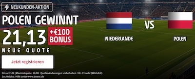 225% Boost von Tipico fr Polen Holland Wetten