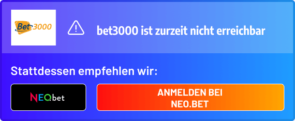 wett-bonus.com empfiehlt NEO.bet statt bet3000