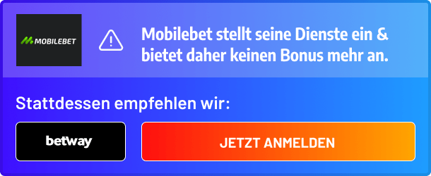 Mobilebet schließt und daher können wir den Mobilebet Bonus nicht mehr bewerben