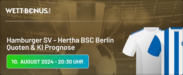 Hamburger SV vs. Hertha BSC - wir haben alle Quoten und Infos!