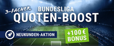 Quotenboost von bet-at-home mit 3-facher Quote, 3.9.24