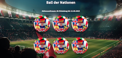 Wähle täglich einen Ball beim Tipico Ball der Nationen!