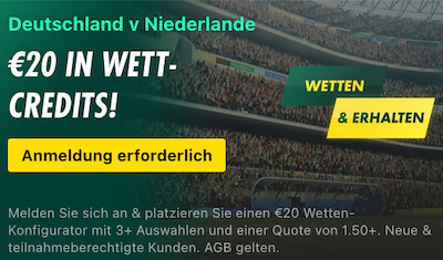 20€ zu Deutschland-Niederlande von bet365