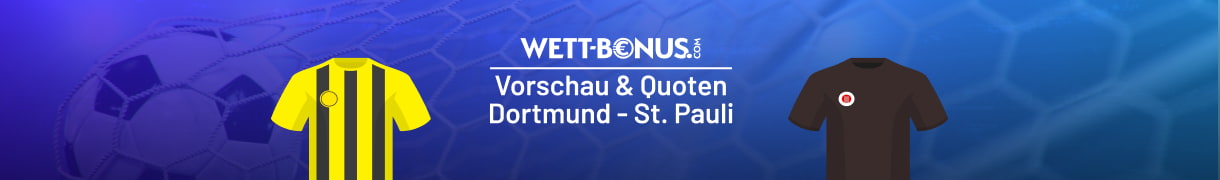 Alle Infos und Quoten für deine Dortmund Pauli Wetten!