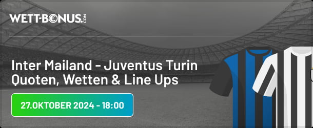 Sportwetten Tipp, Prognose und Line Ups zum Derby d'italia