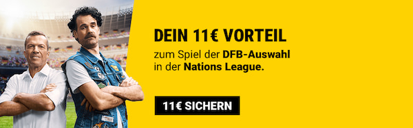 11€ von Interwetten zur Nations League