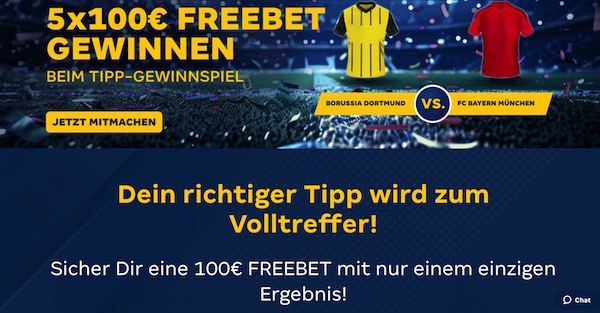 bei merkur bets borussia dortmund bayern münchen freiwetten gewinnen