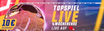 Sicher dir Woche für Woche eine 10€ Gratiswette beim Winamax Topspiel!