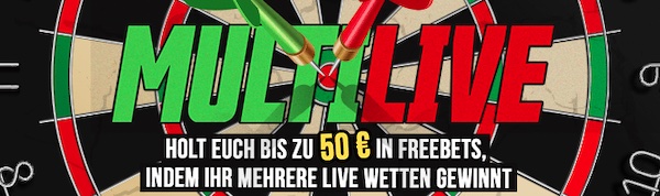 Wette bei Winamax auf die Darts WM und sicher dir bis zu 50€ in Freiwetten!