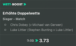 Darts-WM Boost bei bet365: Halbfinale, 2.1.25