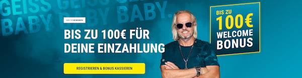 100% bis 100€ Neukundenbonus bei sportwetten.de