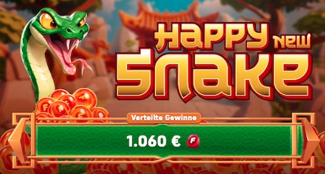 Gewinne täglich bis zu 100€ in Freiwetten bei Winamax Happy Snake