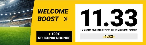 interwetten welcome boost quote auf bayern münchen gewinnt gegen eintracht frankfurt